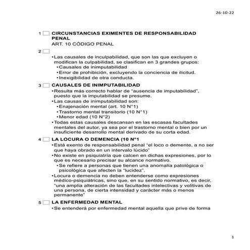 LAS CIRCUNSTANCIAS EXIMENTES, ATENUANTES Y AGRAVANTES EN DERECHO PENAL ...