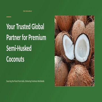 Value Added Products from Coconut (Coconut Processing: Coconut Oil ...