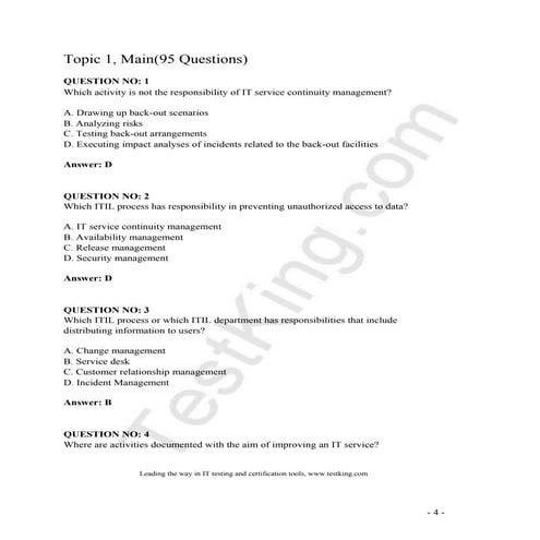 Get PEOPLECERT ITIL-4-Foundation Sample Questions And Answers.pdf