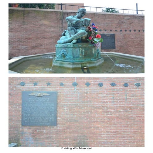 Existing Bucks County Courthouse Memorials