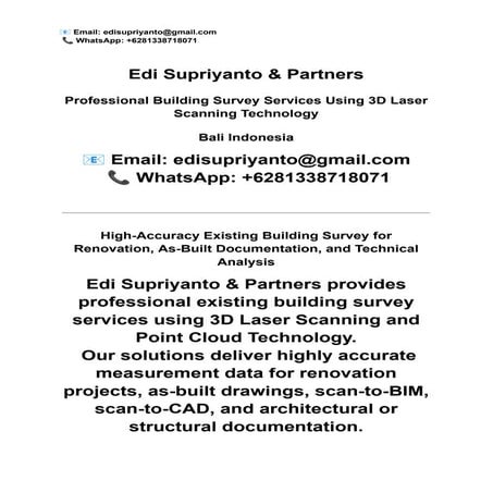 Existing Building Survey - Edi Supriyanto & Partners.pdf