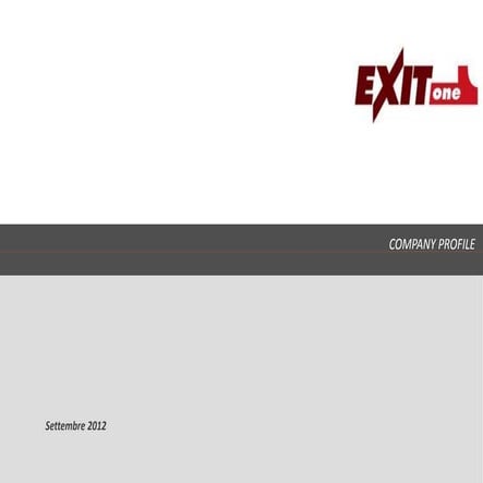 EXITone_Company Profile | PDF