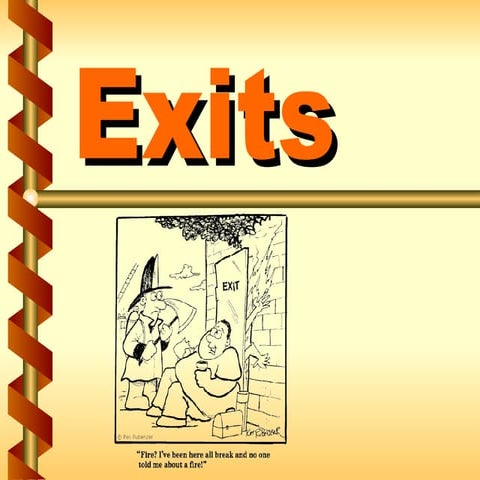 Access and egress for industries to ensure the exits during emergency