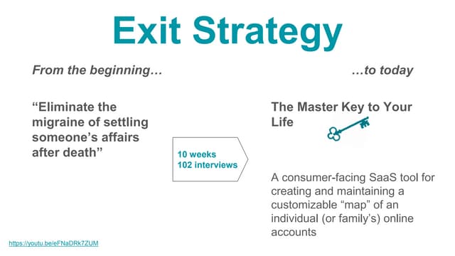 Exit strategy Berkeley 2016