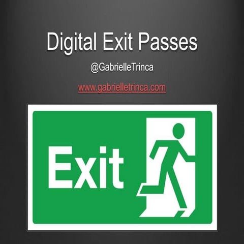 Digital Exit Tickets