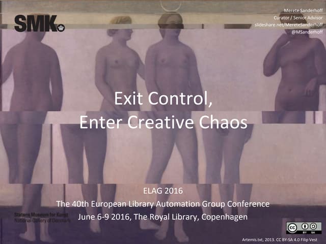 Exit Control. Enter Creative Chaos. 