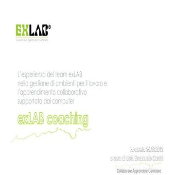 Exlab coaching