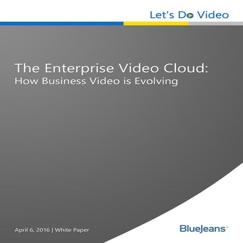 Evolution of Business Video