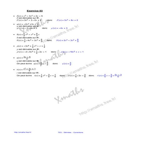 Exo 3 maths corrigés | PDF
