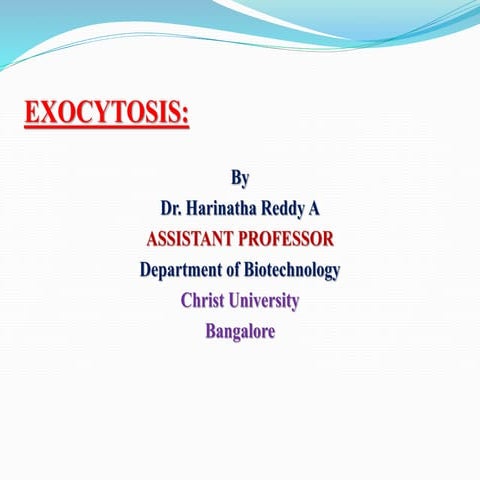 Exocytosis, endocytosis