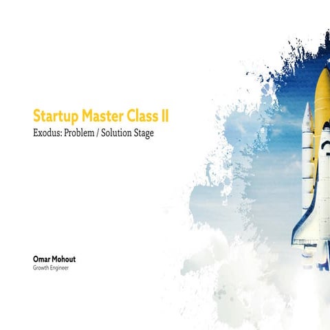 Exodus- Startup Master Class II