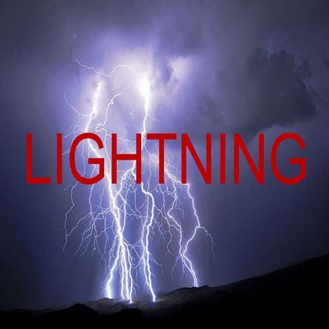 Exogenous disasters    lightning