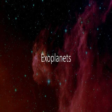 Exoplanets