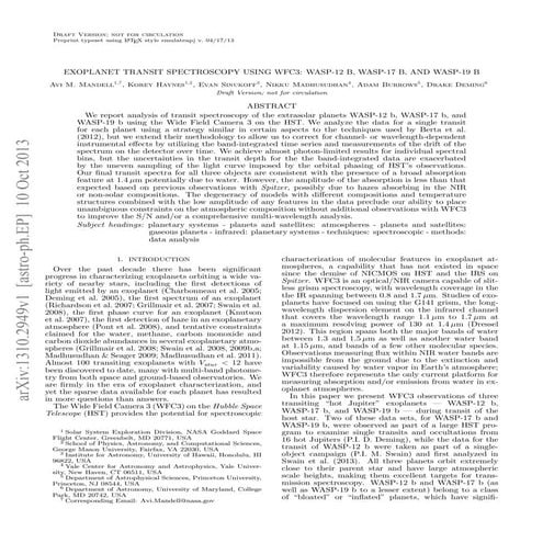 Exoplanet transit spectroscopy_using_wfc3