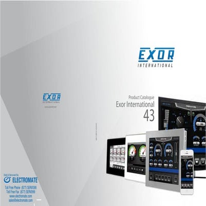 Exor 2015 complete catalog