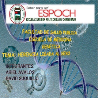 Exposicion de genetica herencia lig...