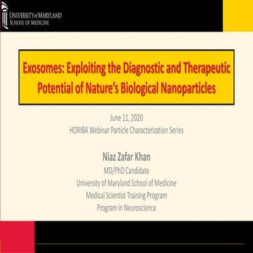 Exosomes: Exploiting the Diagnostic and Therapeutic Potential of Nature’s Biological Nanoparticles