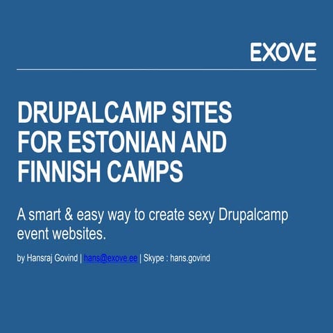 Implementing Drupalcamp sites