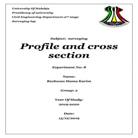 Profile and cross section 
