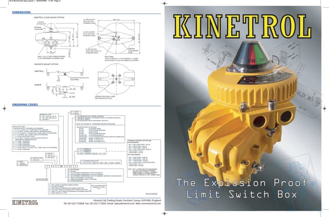 Kinetrol Explosion Proof Limit Switch
