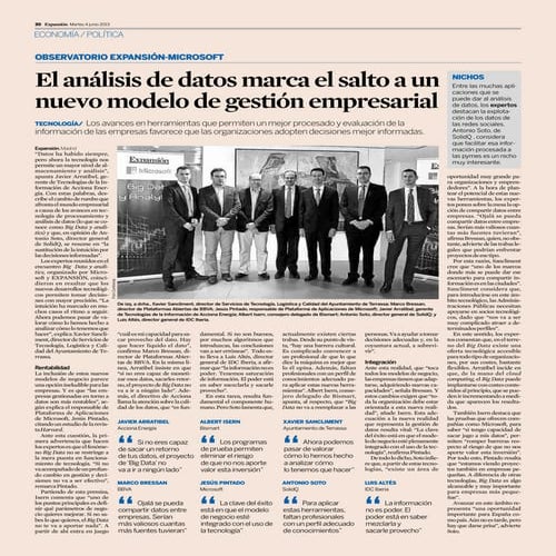 Observatorio Expansion Microsoft - Big Data & Analytics