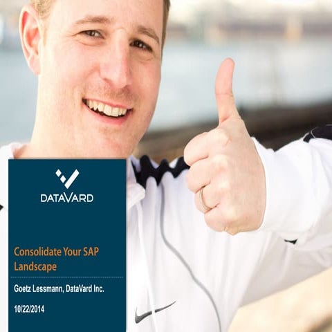 Consolidate your SAP System landscape Teched && d-code 2014