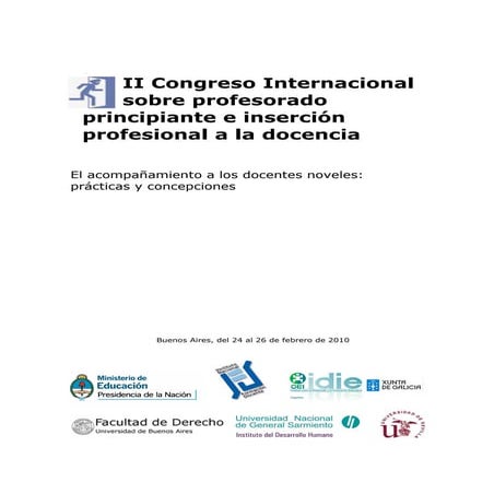 VÍNCULO Y MEDIACIÓN: REFLEXIONES SOBRE LAS RESIDENCIAS DOCENTES DE ALUMNOS DE...