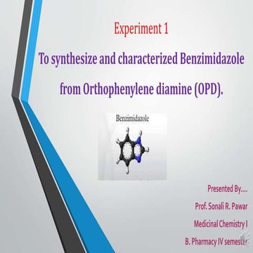 Synthesis of benzocaine | PDF