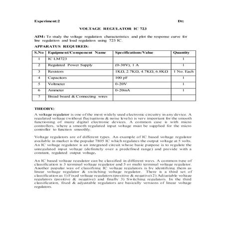 Exp2 voltage regulator
