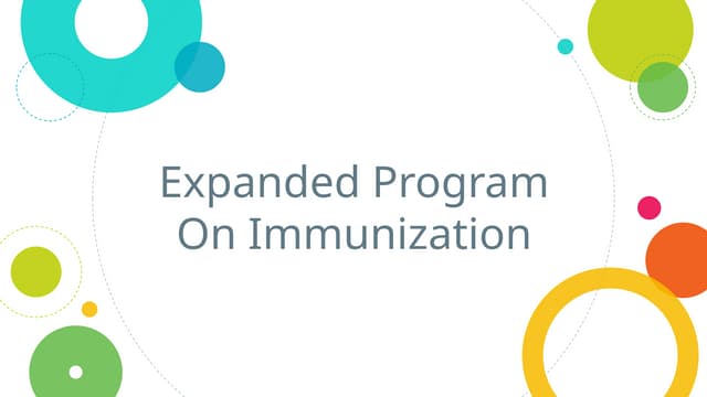 DOH National Immunization Program | PPTX