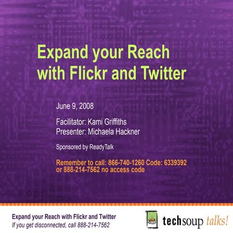 Expand Your Reach With Flickr And Twitter