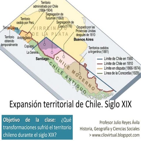 Expansión territorial de chile