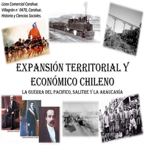 Expansion territorial y economica de chile siglo xix