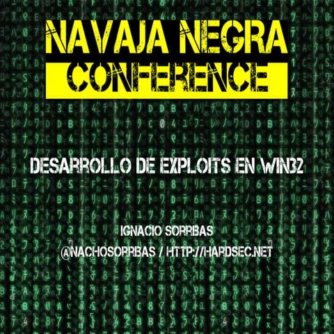 Slides taller de exploiting Navaja Negra 4ed