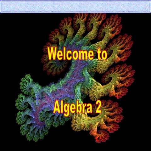 Expectations (Algebra 2)