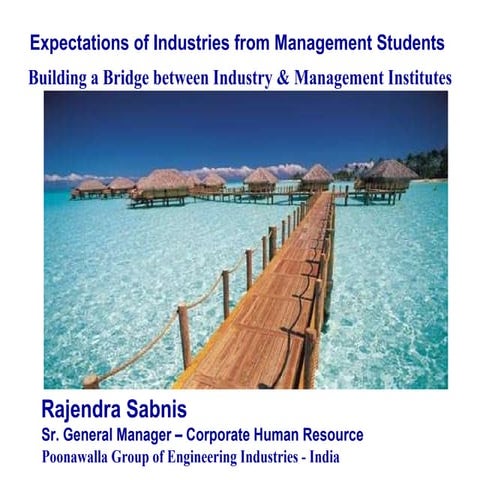 Expectations Of Industries From Management Students