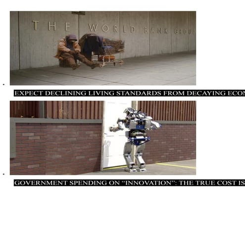 Expect declining living standards from decaying economic freedom