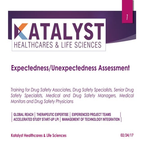 Expectedness/Unexpectedness Assessment_Katalyst HLS