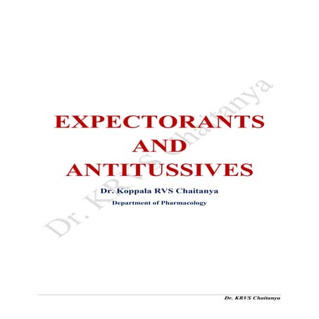 Expectorants and Antitussives.pdf