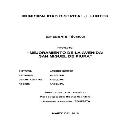 Expediente tecnico buscar pileta