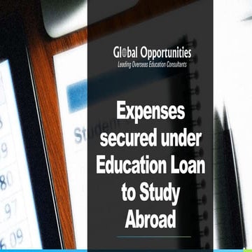 Documents required to apply for an education loan to study abroad | PPTX
