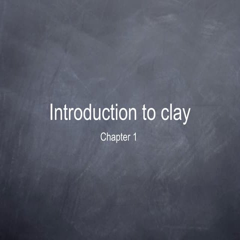 Introduction to Clay