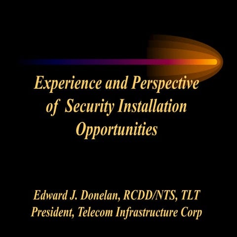 experience_and_perspective_of_security_installation.ppt