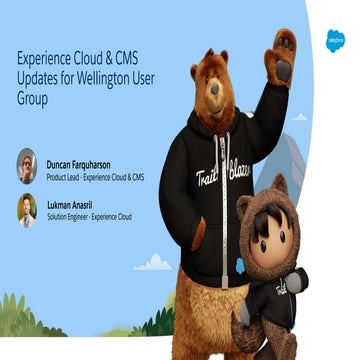 Experience cloud for salesforce user group wellington may 2021