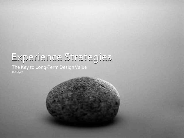 Experience Design