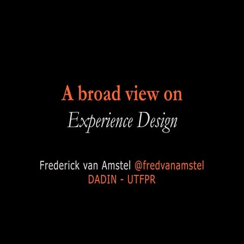 What is an experience | PPTX