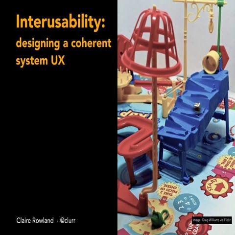 Interusability: designing a coherent system UX: NUX 23.10.15
