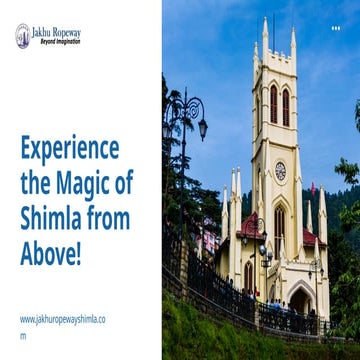 First-Time in Shimla: My Journey to the Hilltop Temple on a Ropeway ...