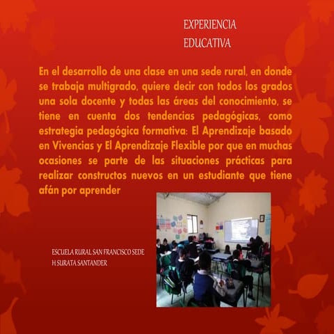 Experiencia Educativa