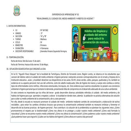 EXPERIENCIA DE APRENDIZAJE N 2 3A 2024.docx